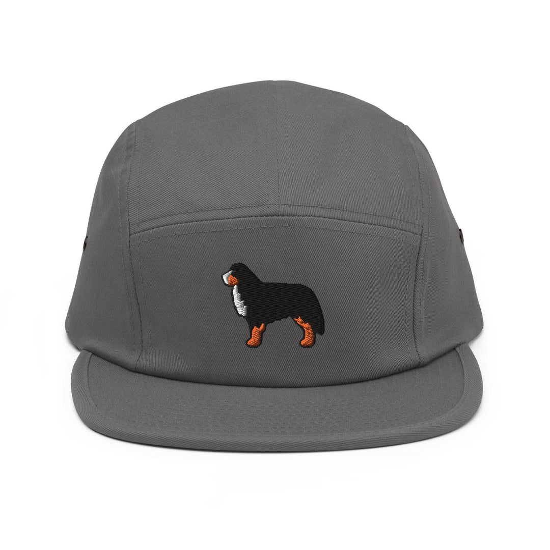 Bernese Mountain Dog 5 Panel Camper Cap