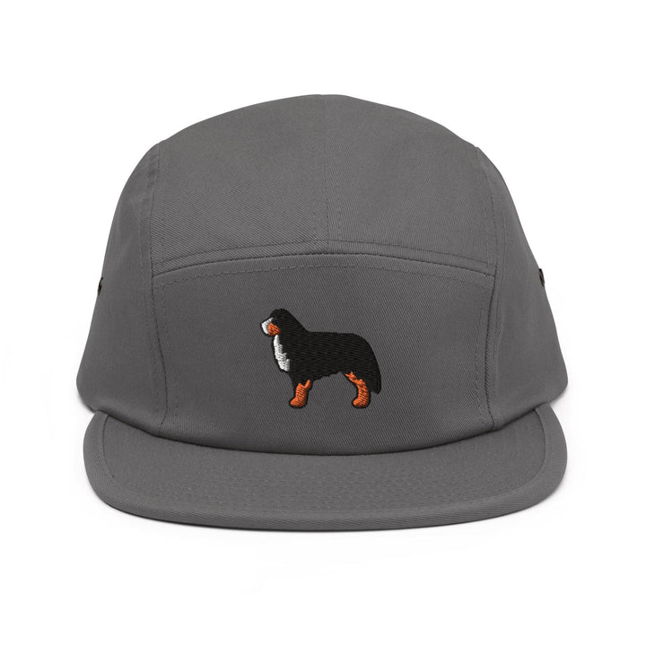 Bernese Mountain Dog 5 Panel Camper Cap