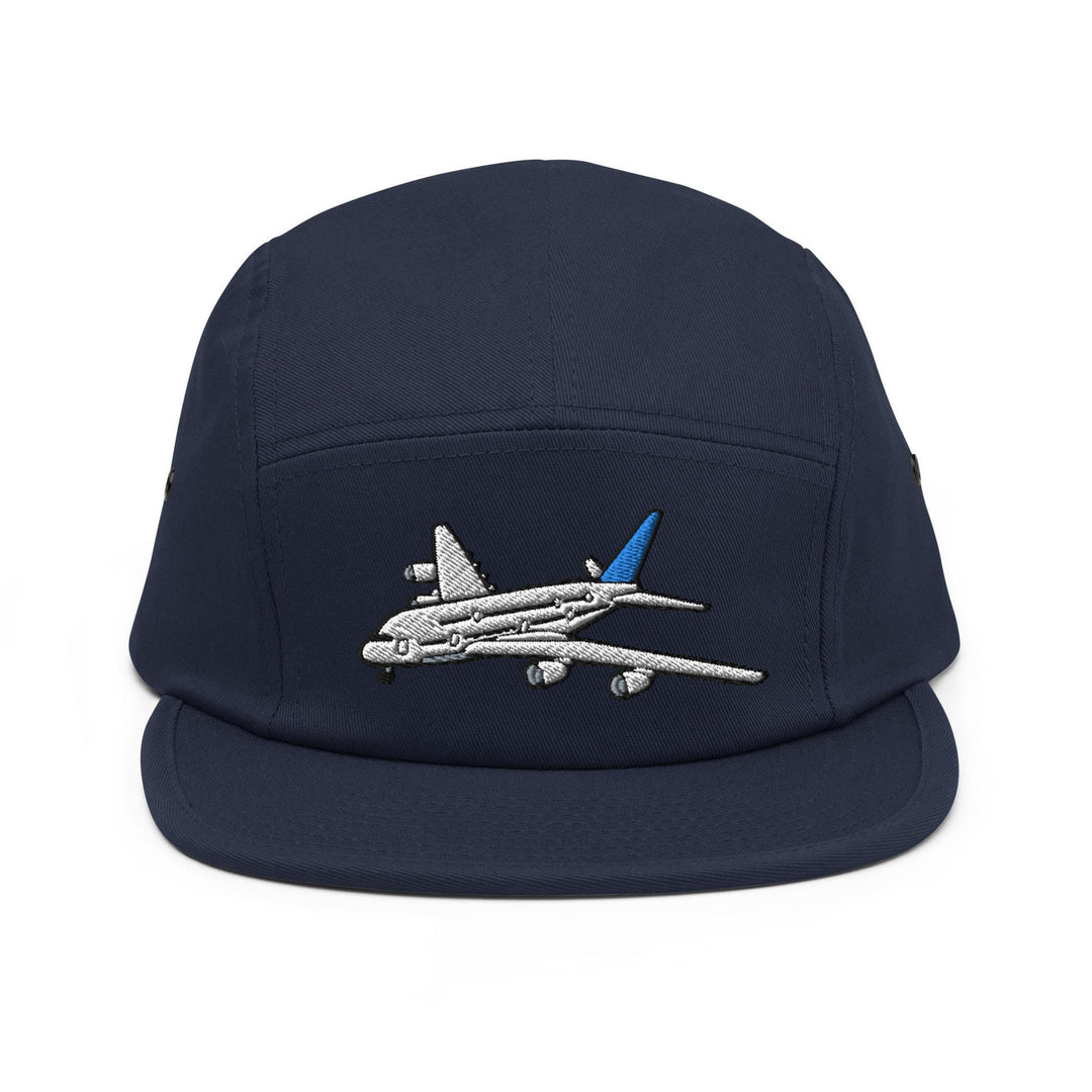 Jet Airliner 5 Panel Camper Cap