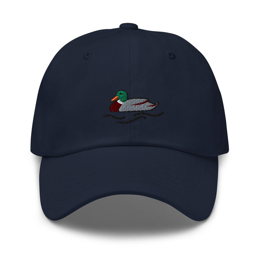 a hat with a picture of a duck on it