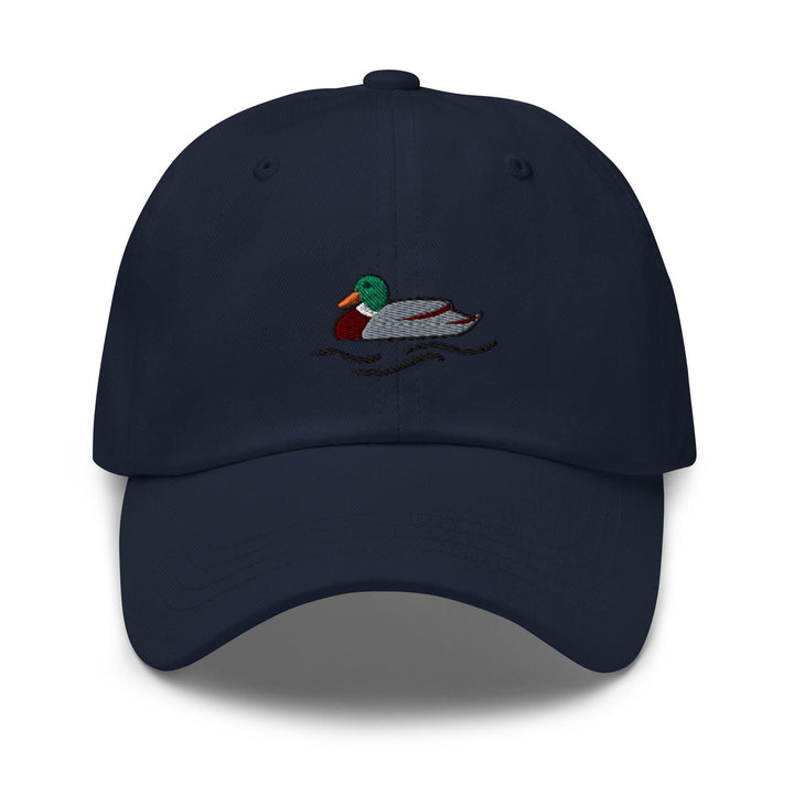 a hat with a picture of a duck on it