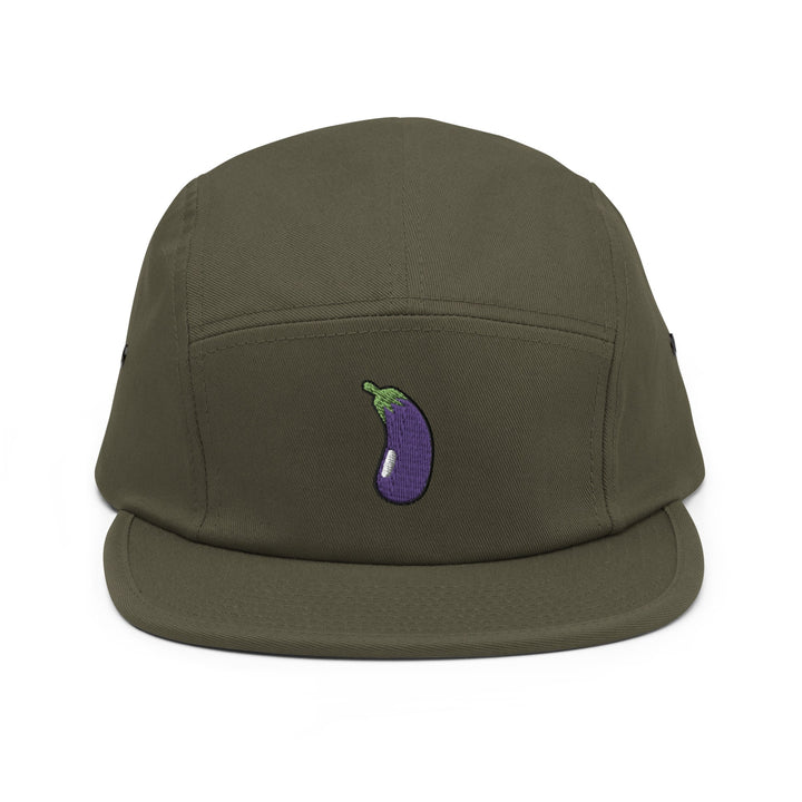 Eggplant 5 Panel Camper Cap
