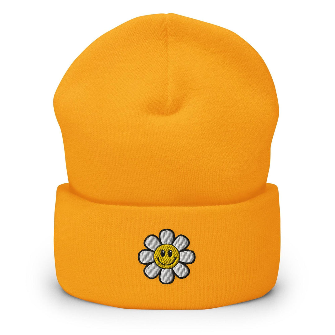 Smiley Flower Beanie