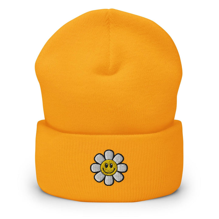 Smiley Flower Beanie