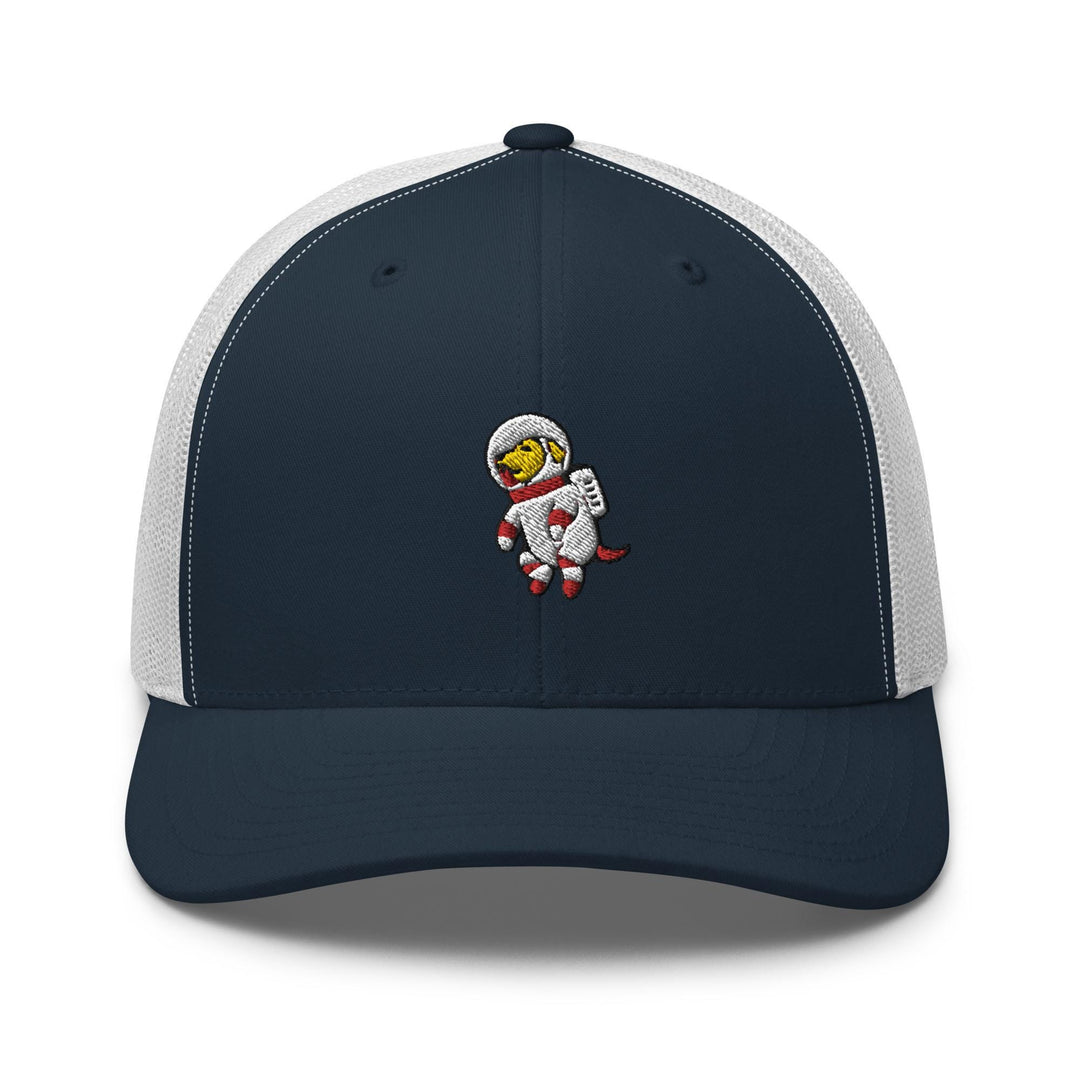 a baseball cap with a cartoon character on it