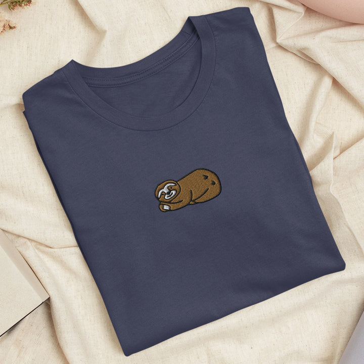 Sloth Embroidered T-shirt