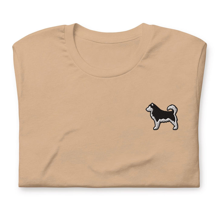Siberian Husky Embroidered T-shirt