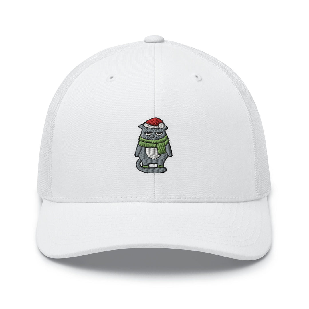 Grumpy Cat Christmas Time Trucker Cap