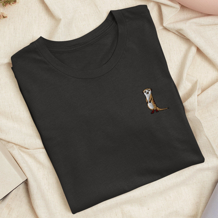 Meerkat Embroidered T-shirt