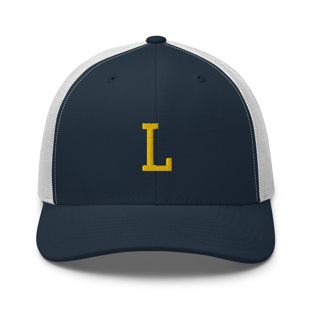 Custom College Letter Trucker Cap