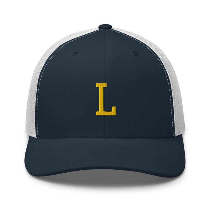 Custom College Letter Trucker Cap