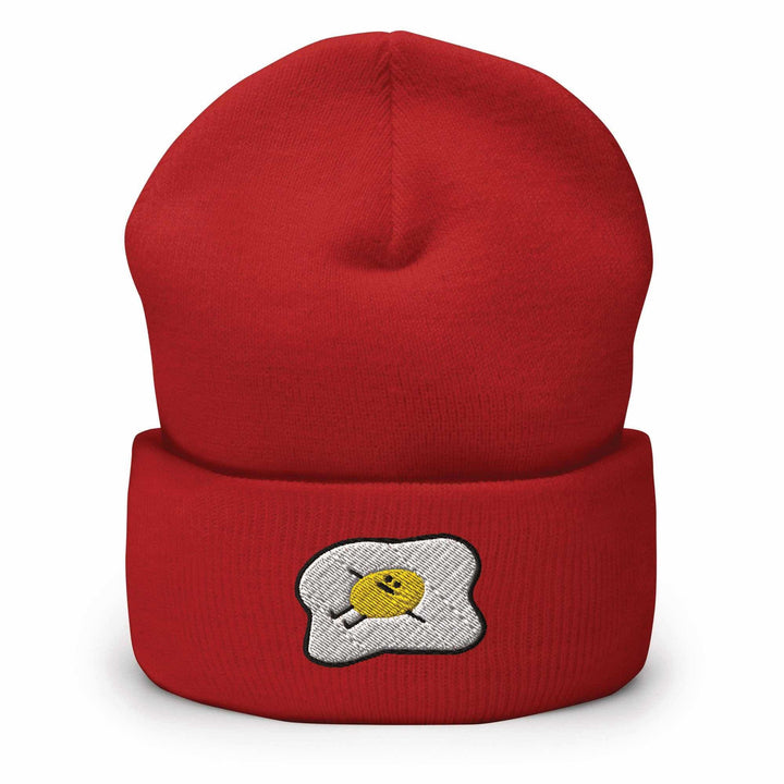 Kawaii Lazy Unmotivated Fried Egg Beanie