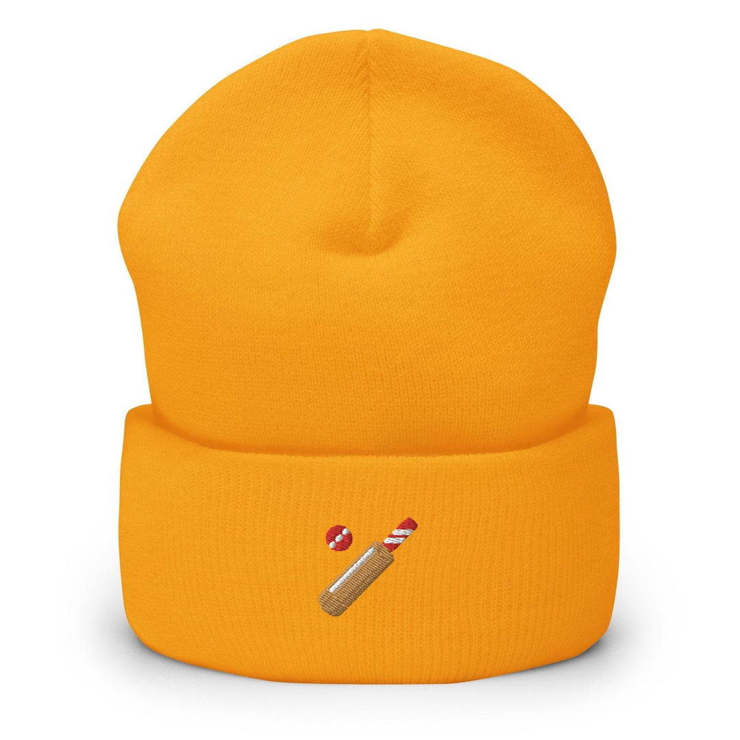 a yellow hat with a cigarette sticking out of it