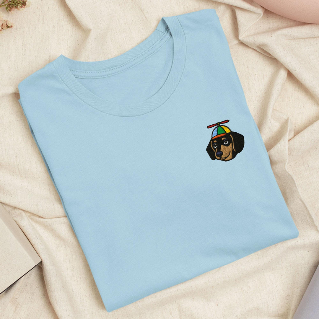 a t - shirt with a picture of a dog on it