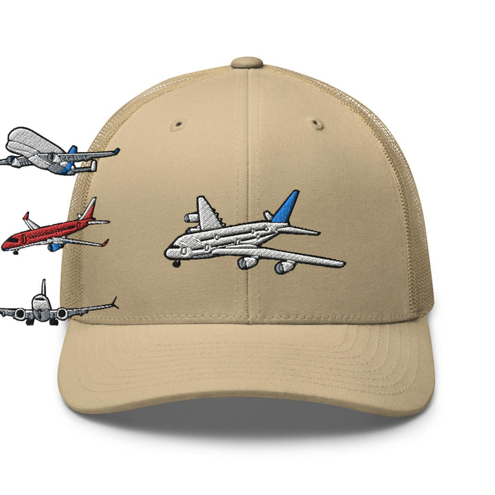 Jet Airliner Trucker Cap