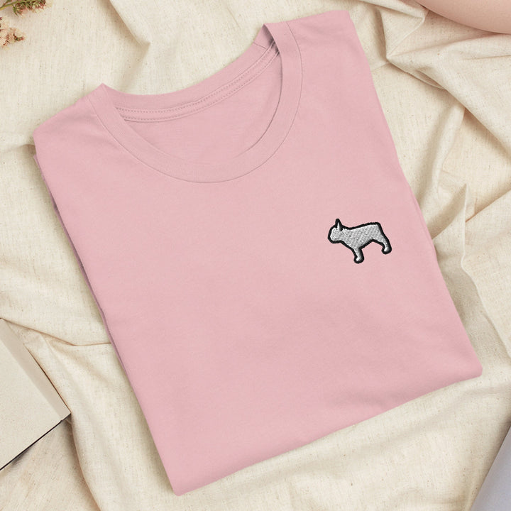 French Bulldog Embroidered T-shirt
