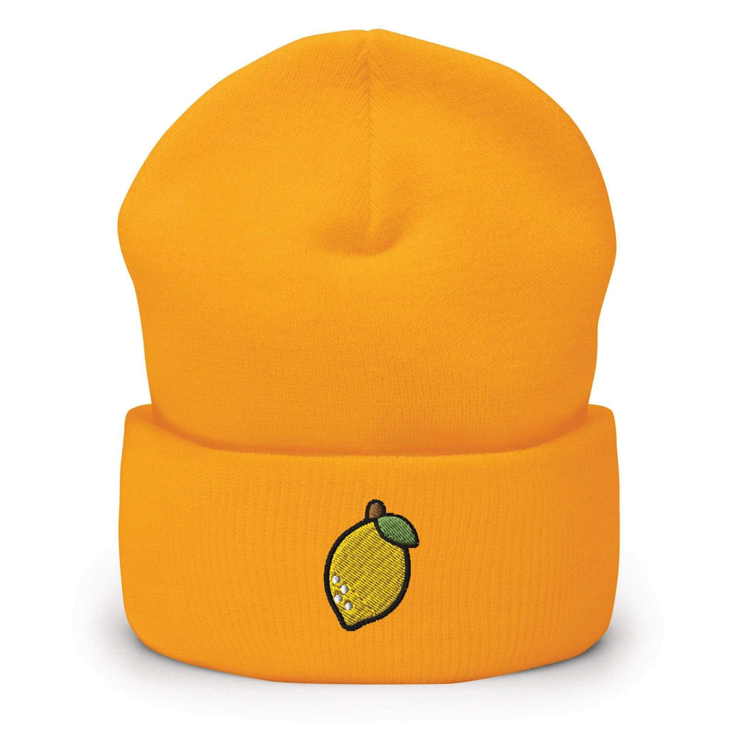 Yellow Lemon Beanie