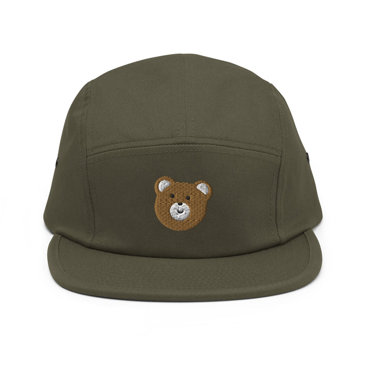Brown Mr. Teddy Bear5 Panel Camper Cap