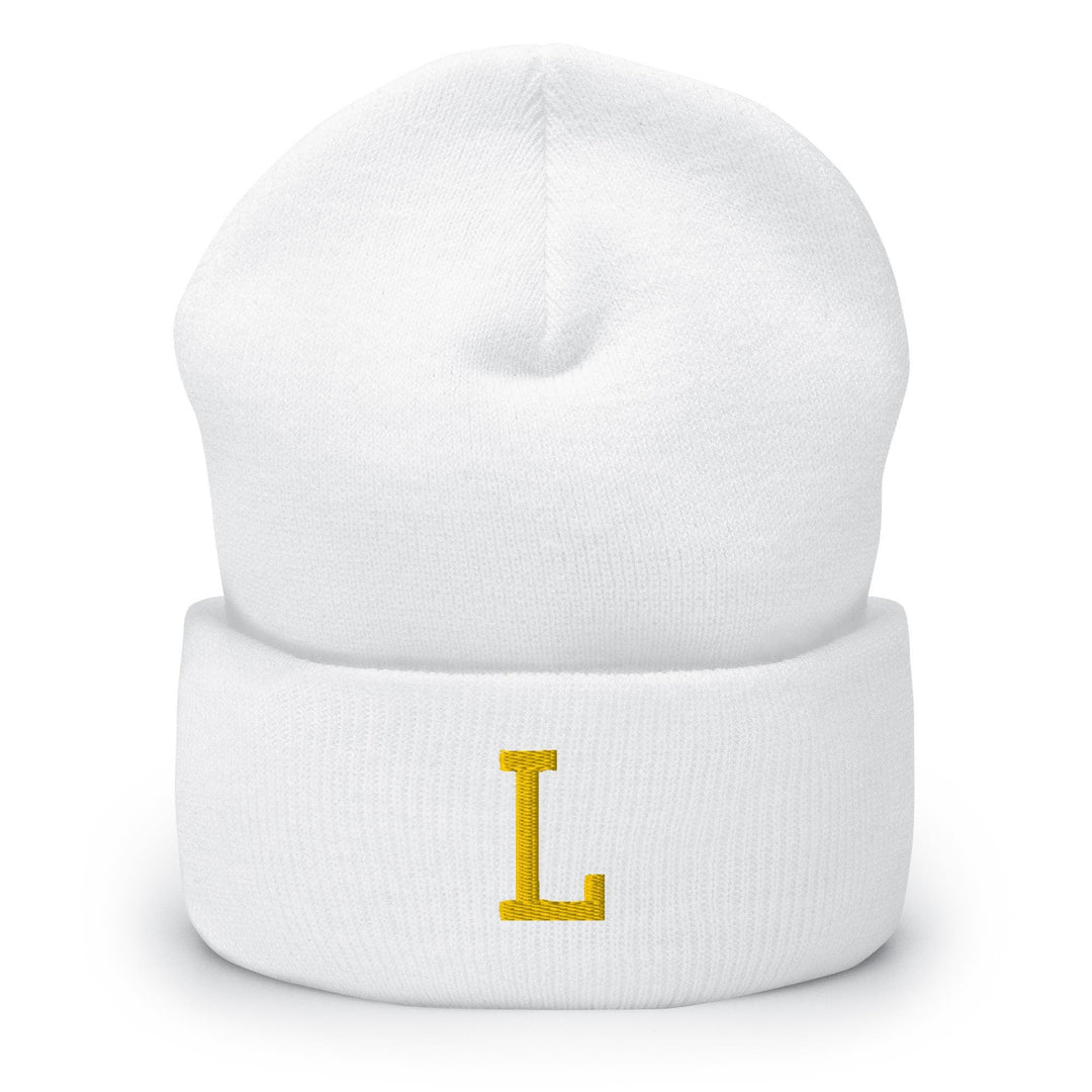 Custom College Letter Beanie