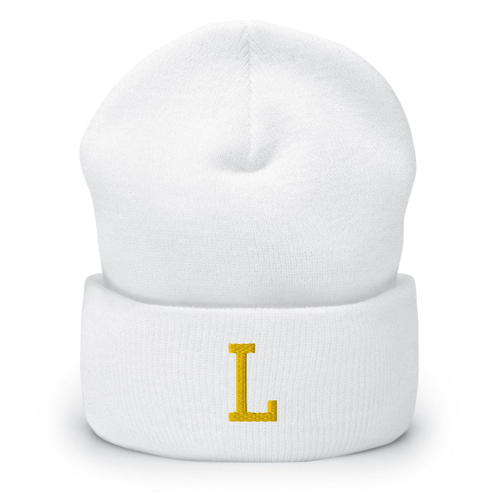 Custom College Letter Beanie