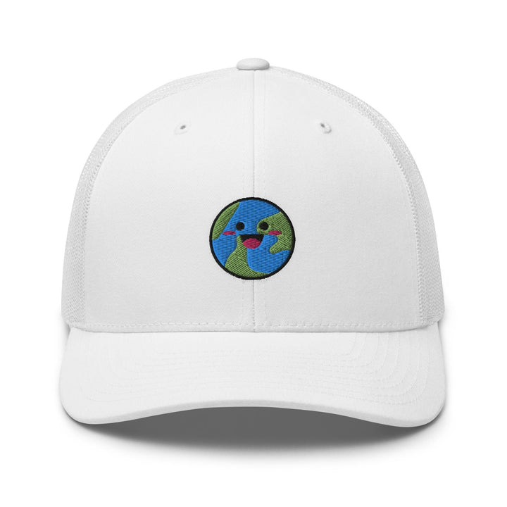 Happy Smiling Earth Trucker Cap