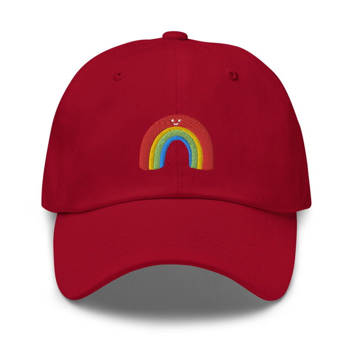Smiley Rainbow Dad Cap