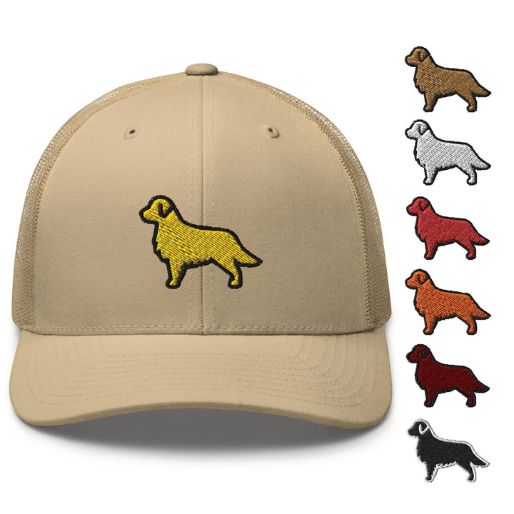 Golden Retriever Trucker Cap