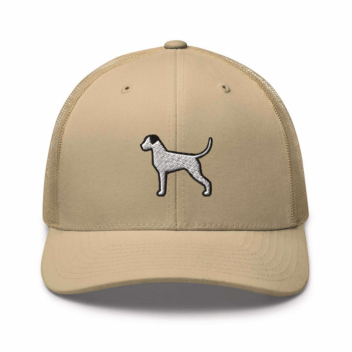 White Boxer Trucker Cap