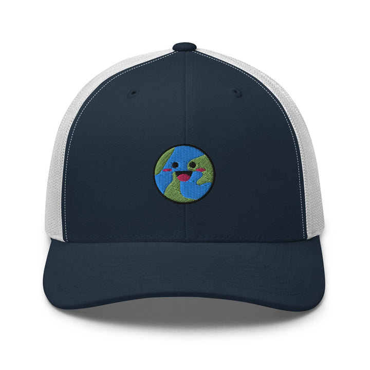 Happy Smiling Earth Trucker Cap