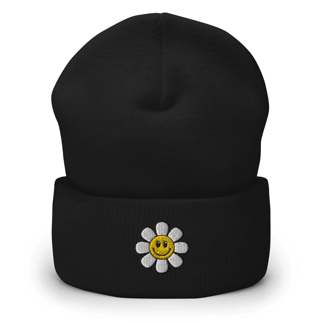 Smiley Flower Beanie