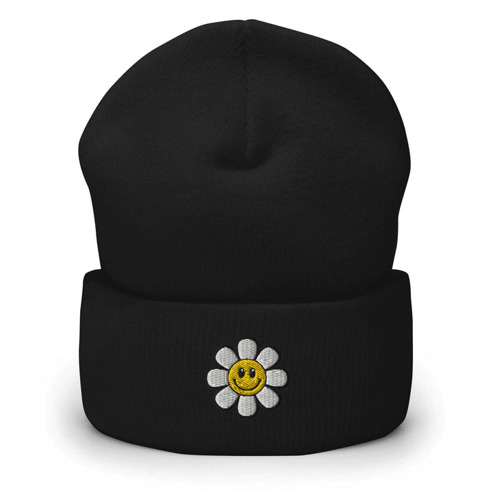 Smiley Flower Beanie