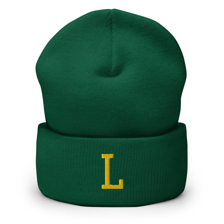 Custom College Letter Beanie