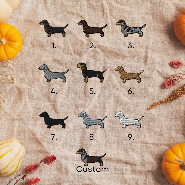 Dachshund Embroidered T-shirt
