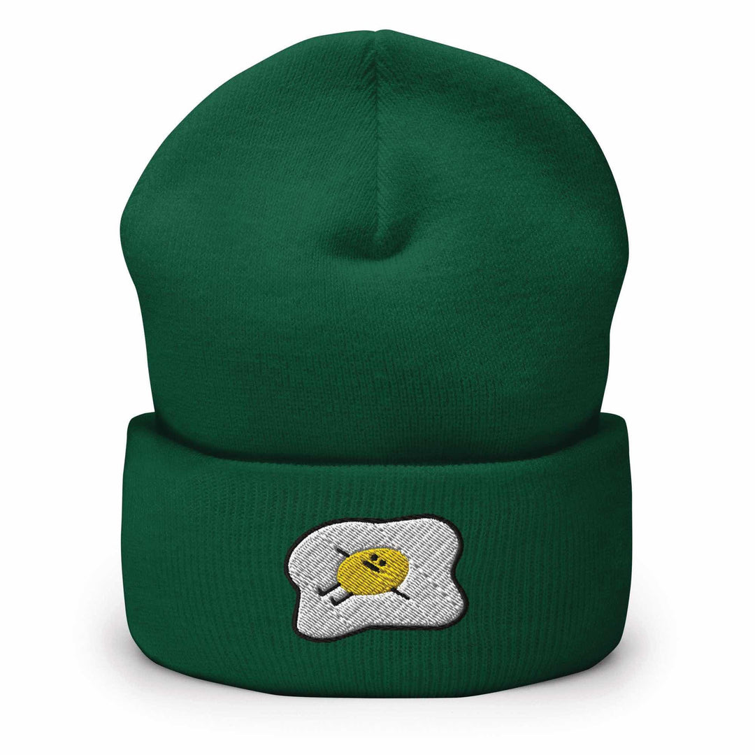 Kawaii Lazy Unmotivated Fried Egg Beanie