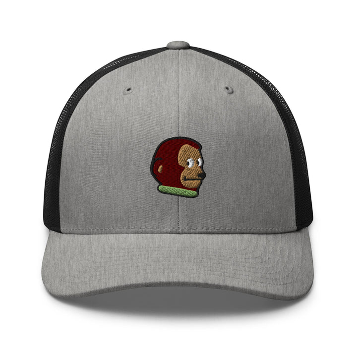 Awkward Side Eye Monkey Retro Trucker Hat