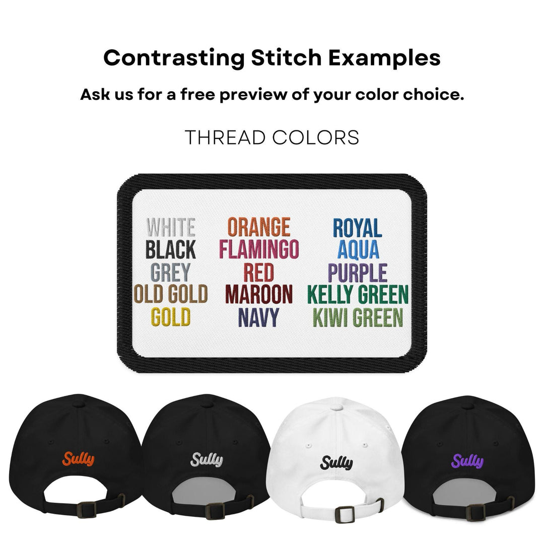 a group of hats with different colors on them