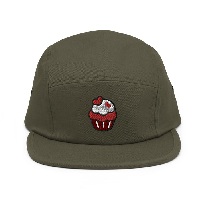 Red Velvet Cupcake 5 Panel Camper Cap