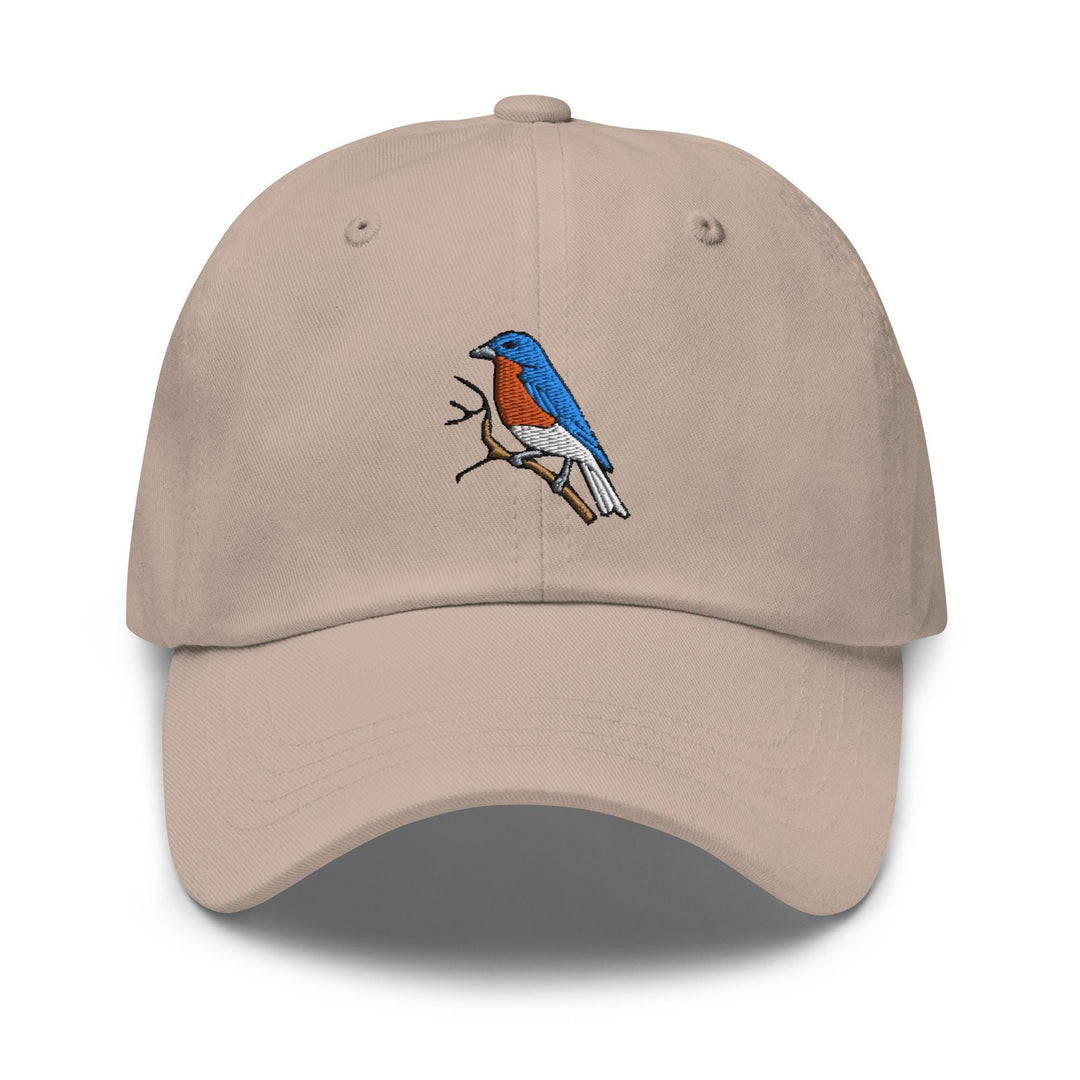 a baseball cap with a bird on it