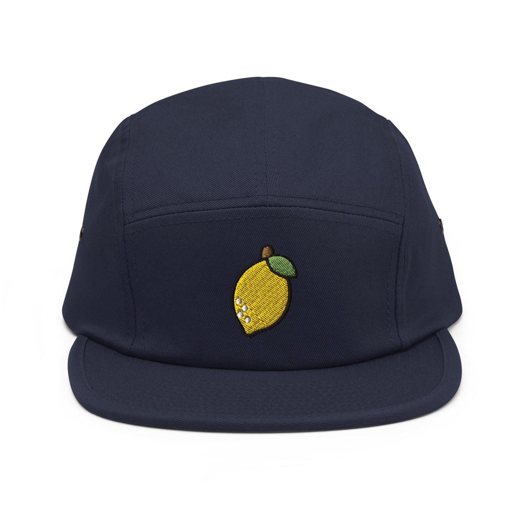 Yellow Lemon 5 Panel Camper Cap
