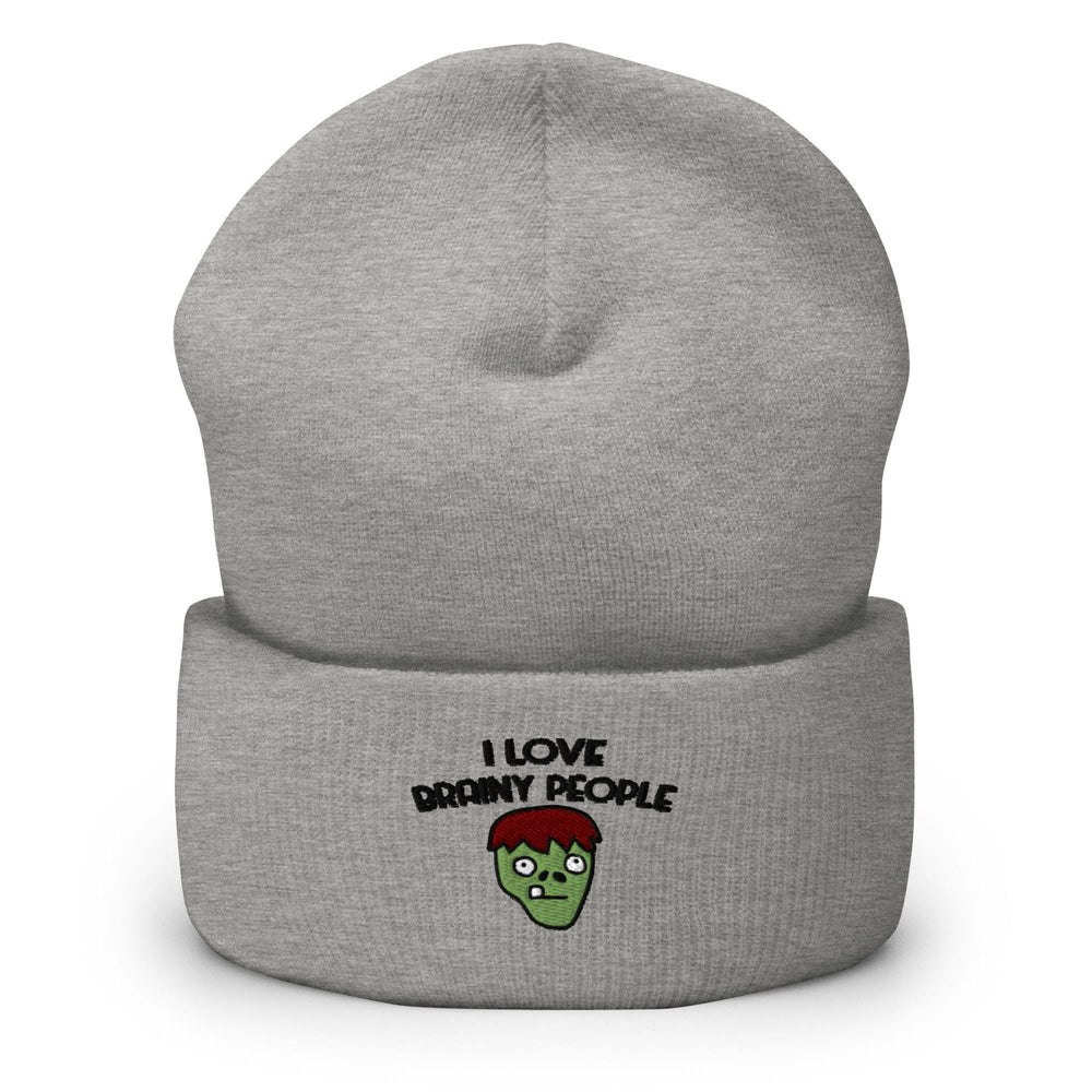 a beanie hat with a cartoon character on it