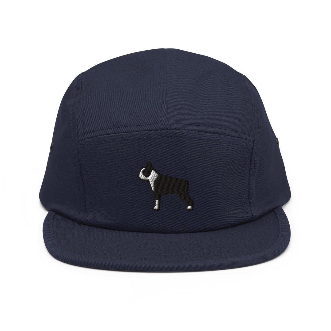 Boston Terrier 5 Panel Camper Cap
