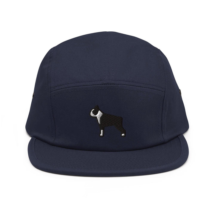 Boston Terrier 5 Panel Camper Cap