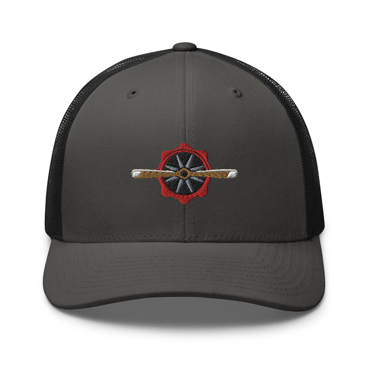 Old Piston Engine Propeller Aircraft Trucker Cap