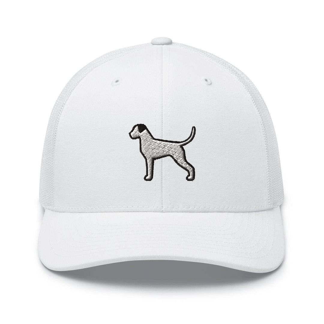 White Boxer Trucker Cap