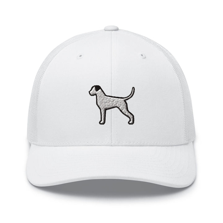 White Boxer Trucker Cap