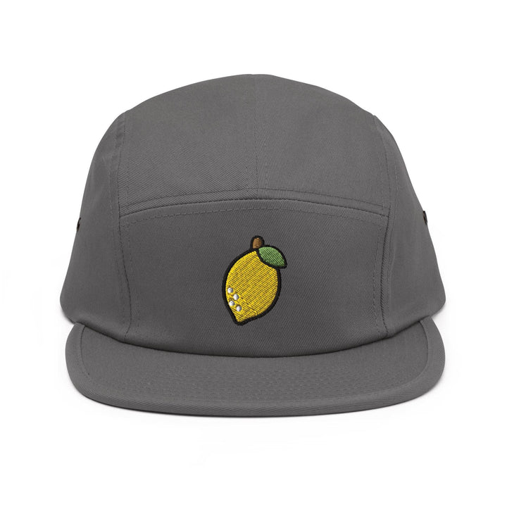 Yellow Lemon 5 Panel Camper Cap