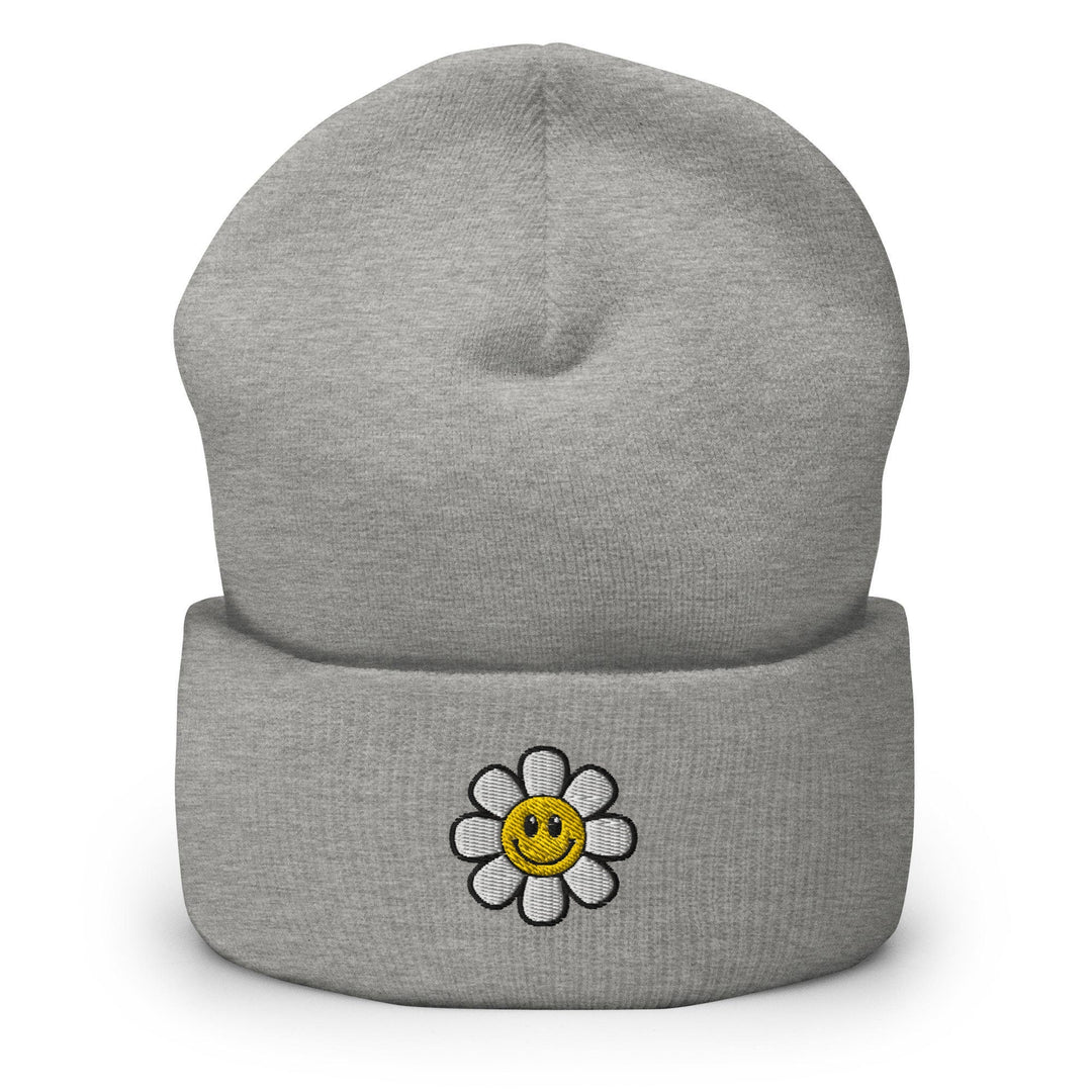 Smiley Flower Beanie
