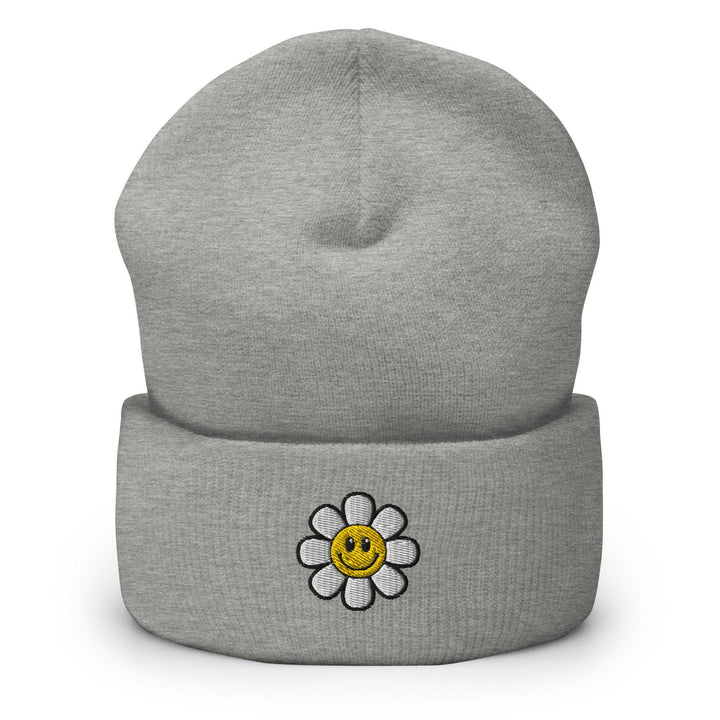 Smiley Flower Beanie