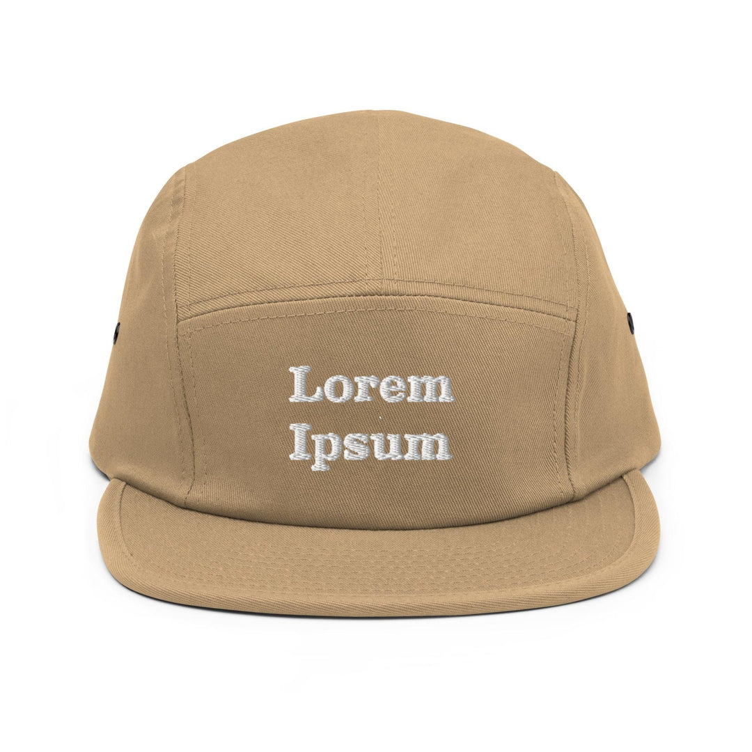 Lorem Ipsum 5 Panel Camper Cap