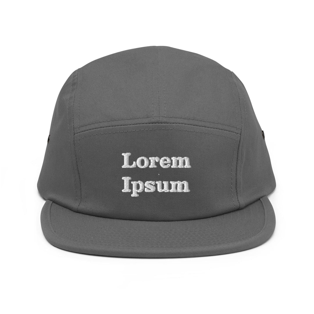 Lorem Ipsum 5 Panel Camper Cap